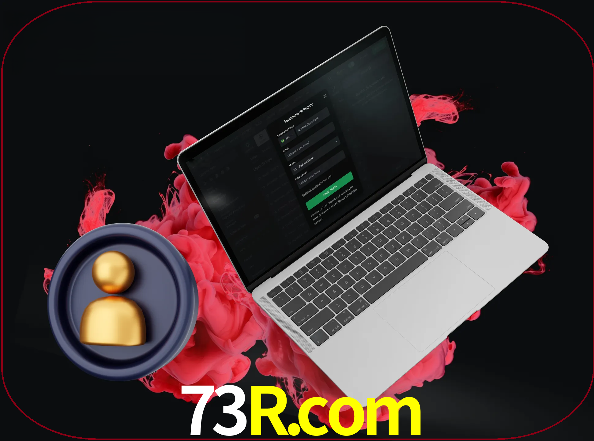 No cabeçalho do site 73r, clique no botão que o levará a um formulário especial onde terá de introduzir as suas informações actuais.