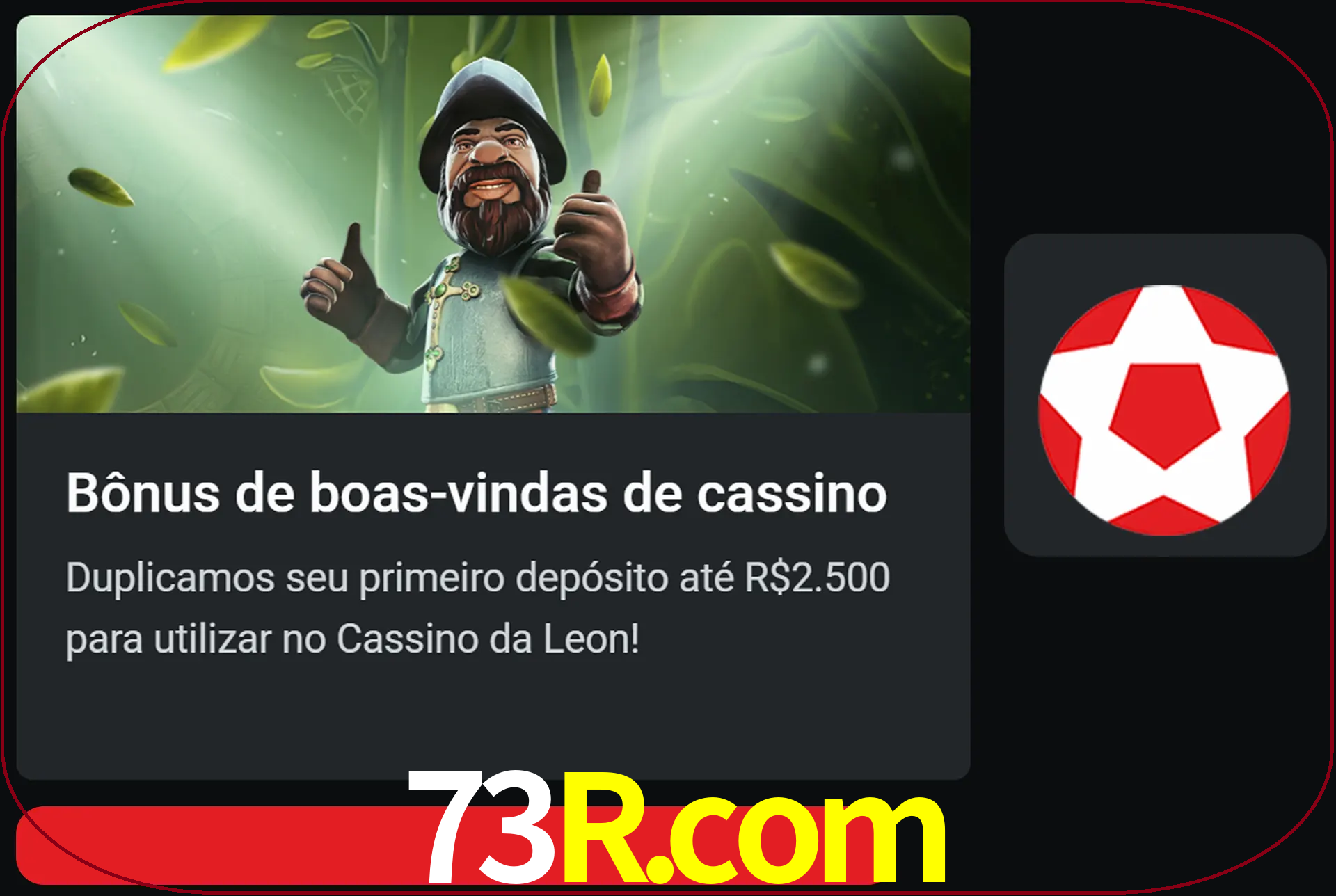 Receba seu dinheiro do bônus de boas-vindas após o primeiro depósito.